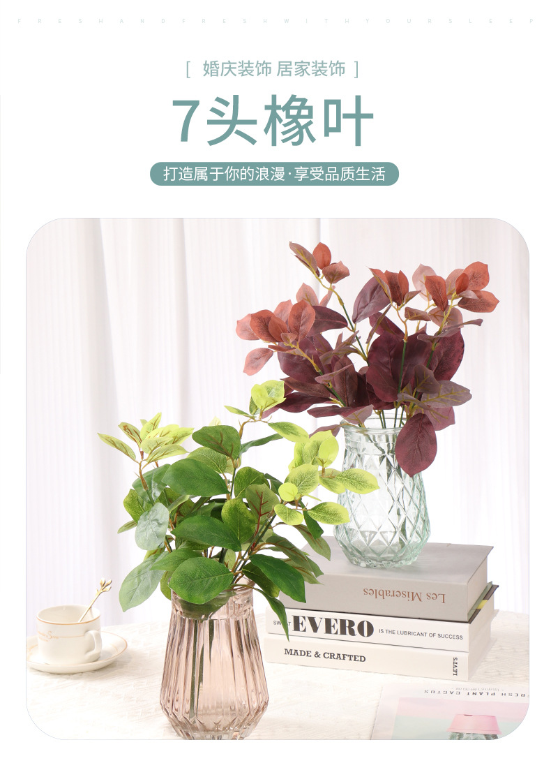 リラックスグッズ みずみずしい葉の癒し鉢植え