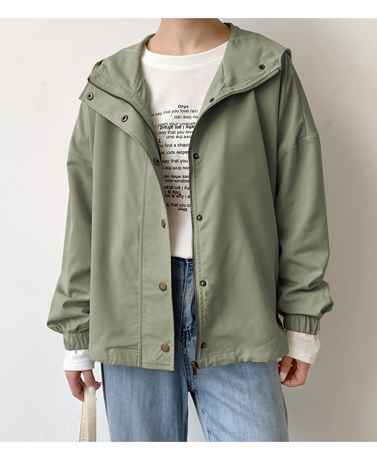 体型カバー ゆったりシルエットミリタリージャケット