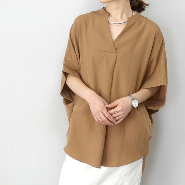 ゆったりシルエット 体型カバーブラウス