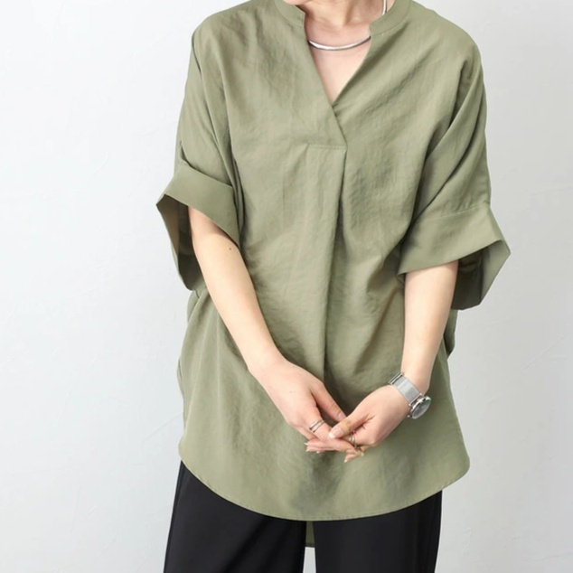 ゆったりシルエット 体型カバーブラウス