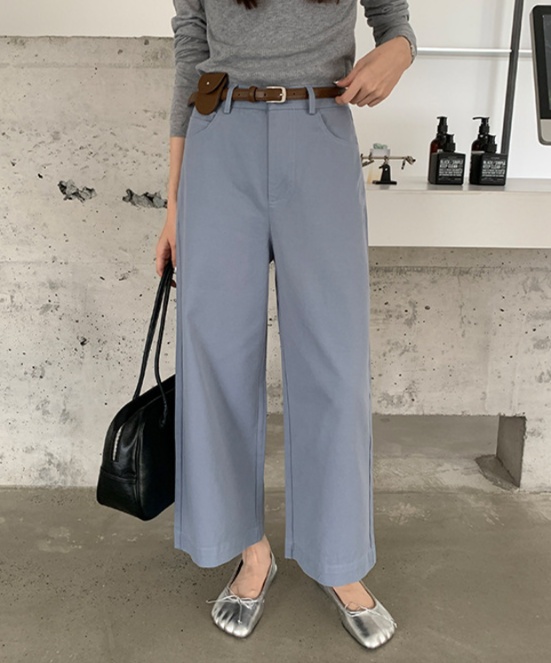 体型カバー ゆったりシルエット美脚チノパン