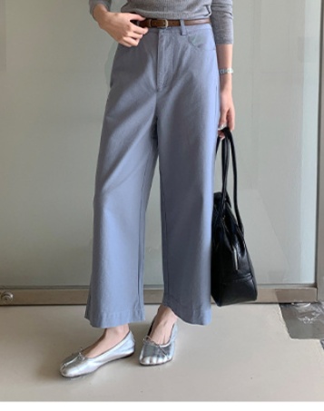 体型カバー ゆったりシルエット美脚チノパン