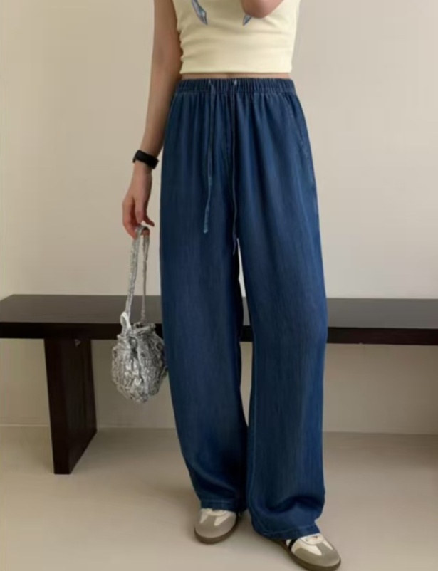 体型カバー ゆったりシルエット楽ちんワイドパンツ