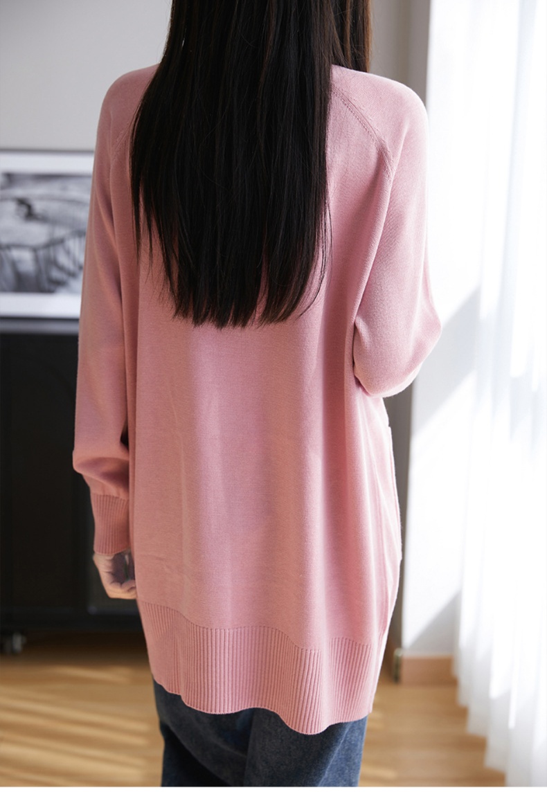 ゆったりシルエット 体型カバーロングカーディガン