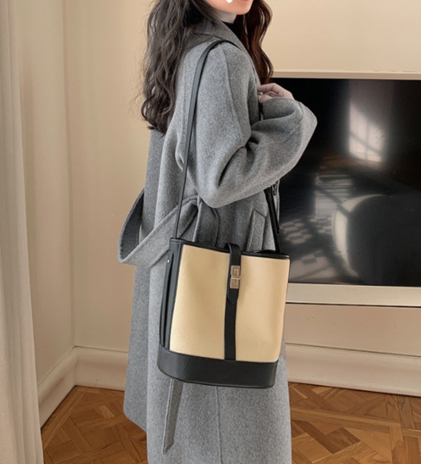 体型カバー すっきりシルエット ロング丈コート