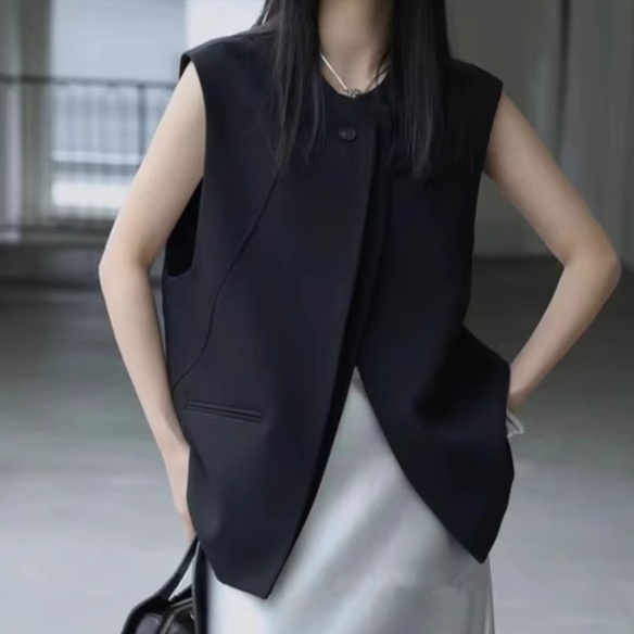 体型カバー すっきり見せジレ