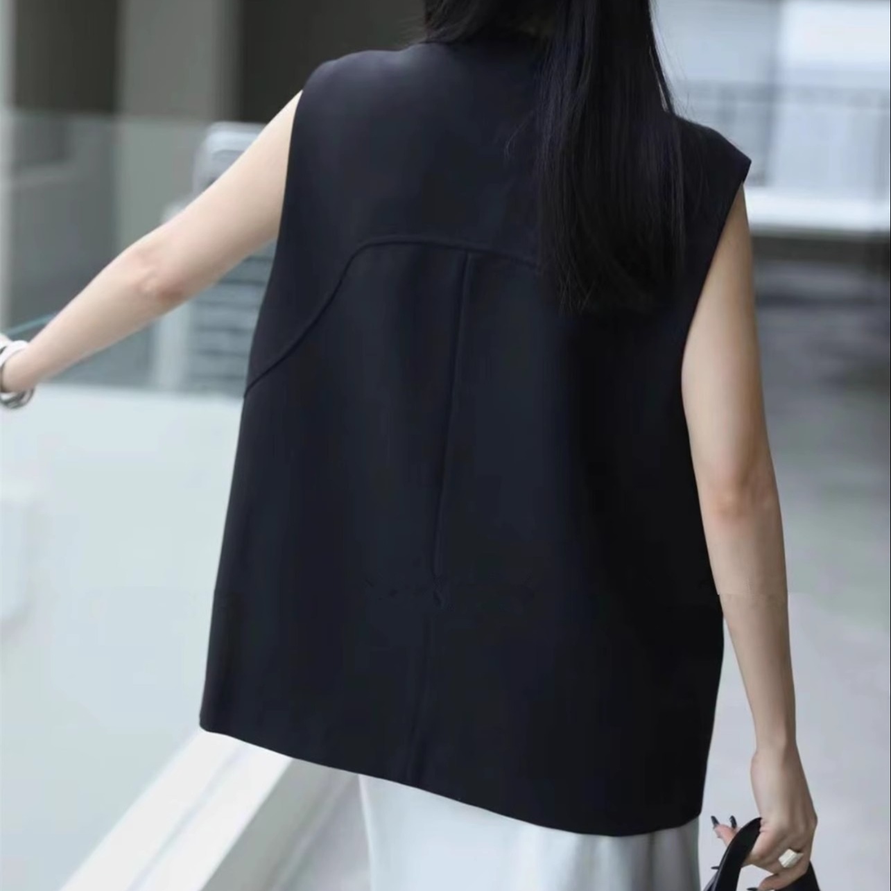 体型カバー すっきり見せジレ