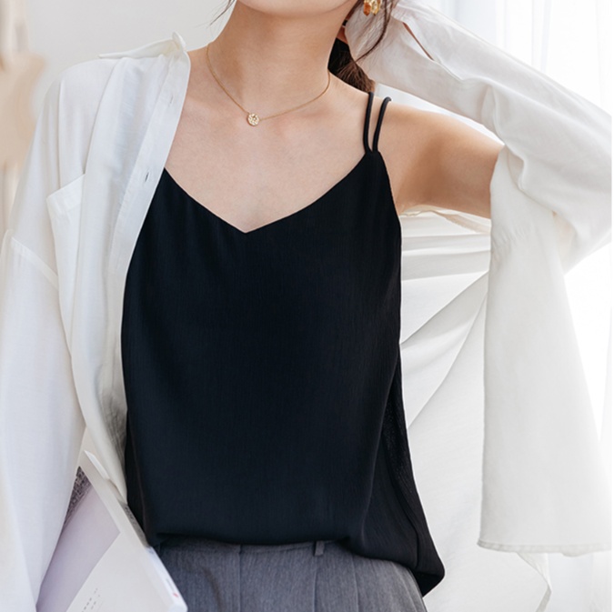 体型カバー すっきり美シルエットキャミソール