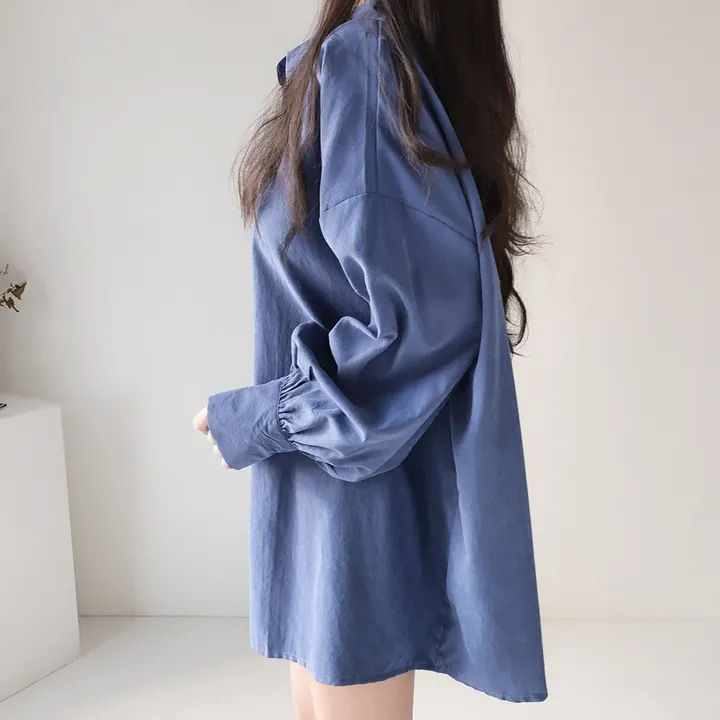 ゆったりシルエット体型カバーシャツ