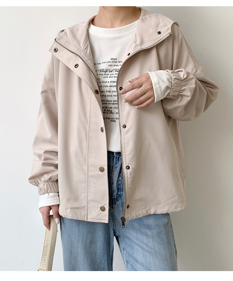 体型カバー ゆったりシルエットミリタリージャケット
