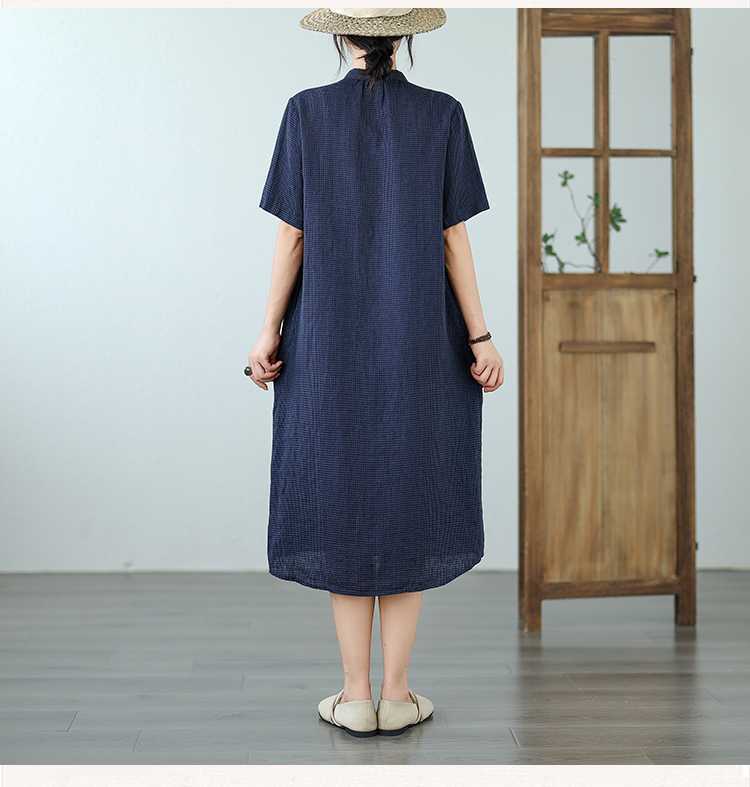 体型カバー ゆったりシルエット羽織りロングシャツ