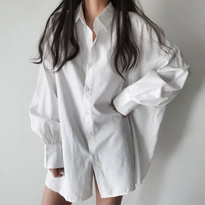 ゆったりシルエット体型カバーシャツ