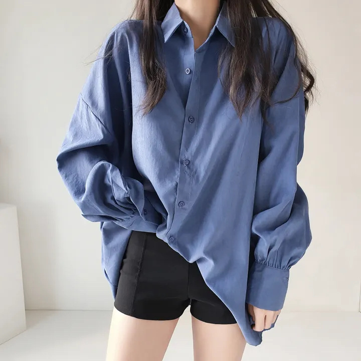 ゆったりシルエット体型カバーシャツ