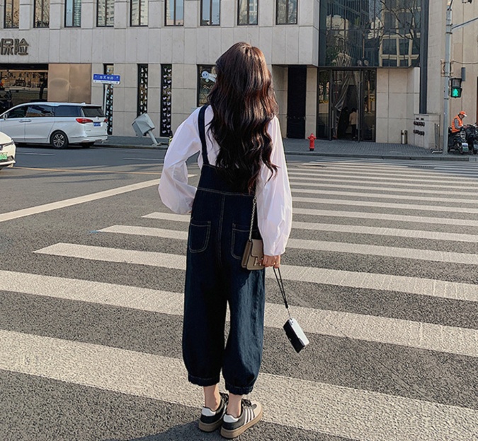 オールインワンコーデ こなれ感ゆるシルエットサロペット