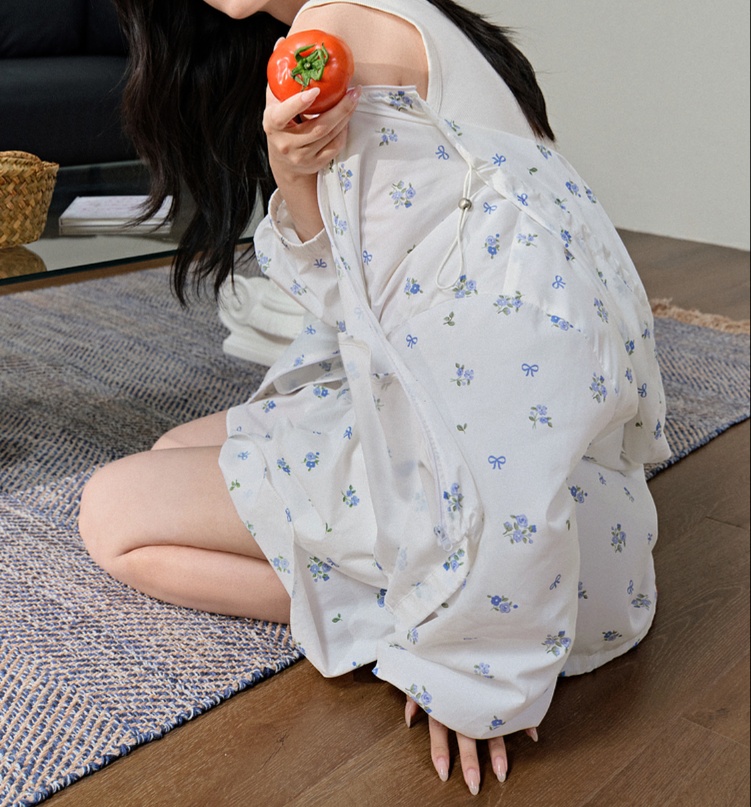 花柄ファッション 優しい花模様セットアップ
