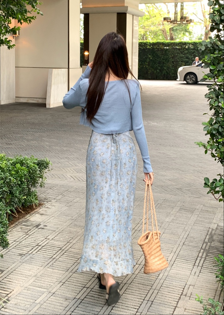 花柄ファッション 花柄キャミワンピース