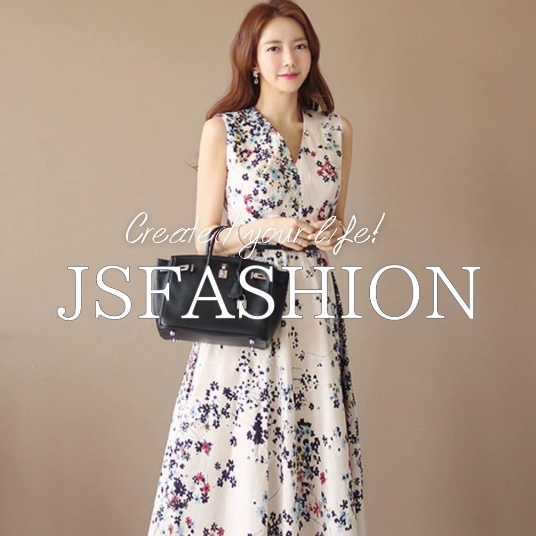 花柄ファッション 優美な花柄シフォンワンピース