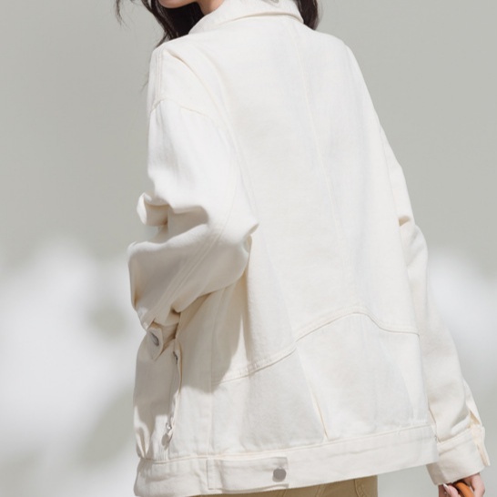デニムファッション ゆったりシルエット デニムジャケット