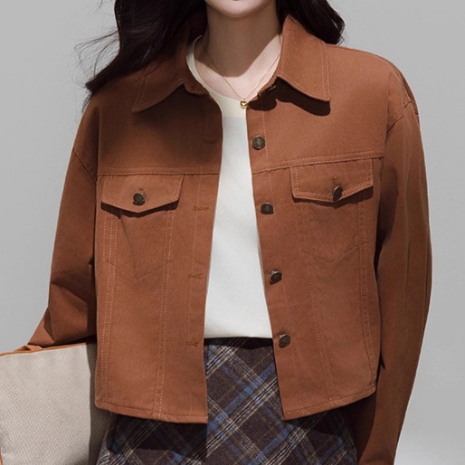デニムファッション ゆったりシルエット ジャケット