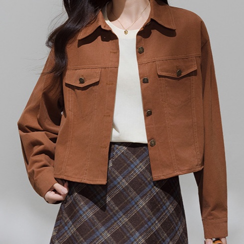 デニムファッション ゆったりシルエット ジャケット