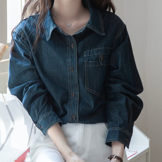 デニムファッション 洗練された大人の上質デニムシャツ