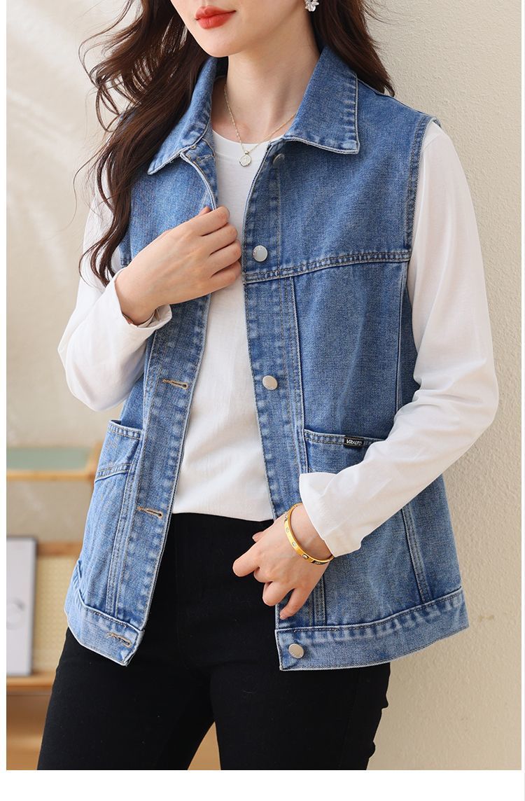 デニムファッション こなれ感溢れるデニムベスト