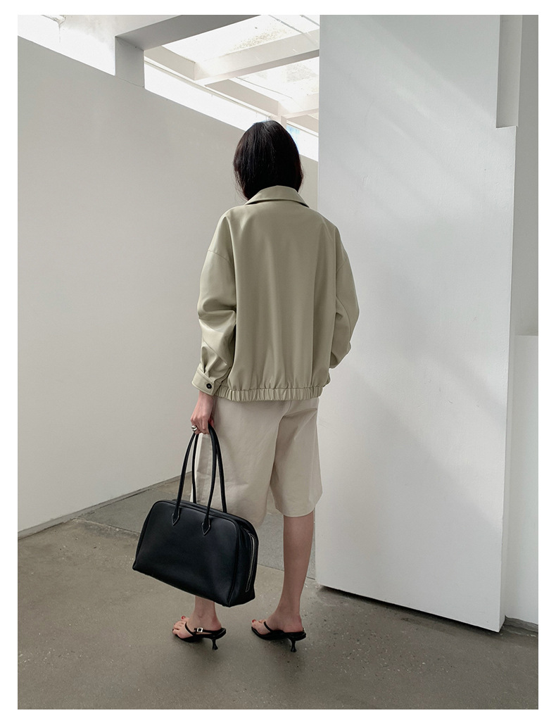 レザーファッション クラシック シルエット ジャケット
