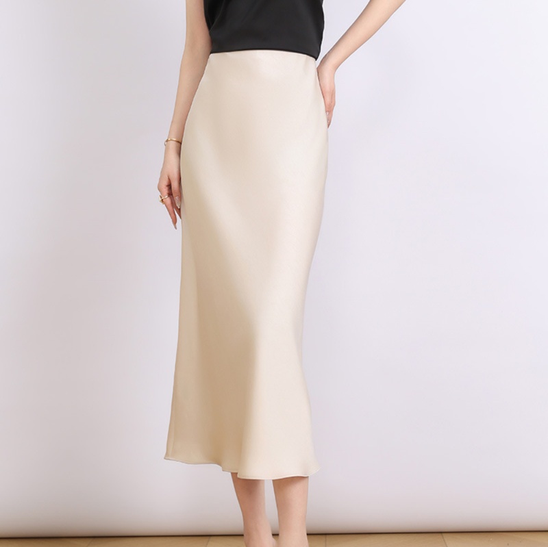 ロングスカート 上品シルエットマーメイドスカート