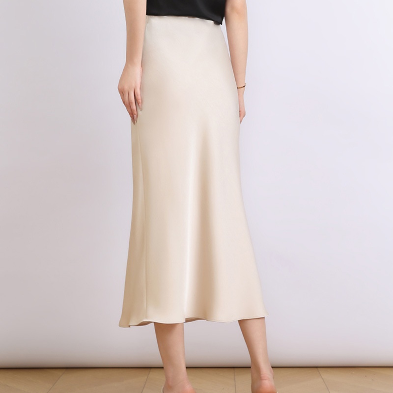 ロングスカート 上品シルエットマーメイドスカート