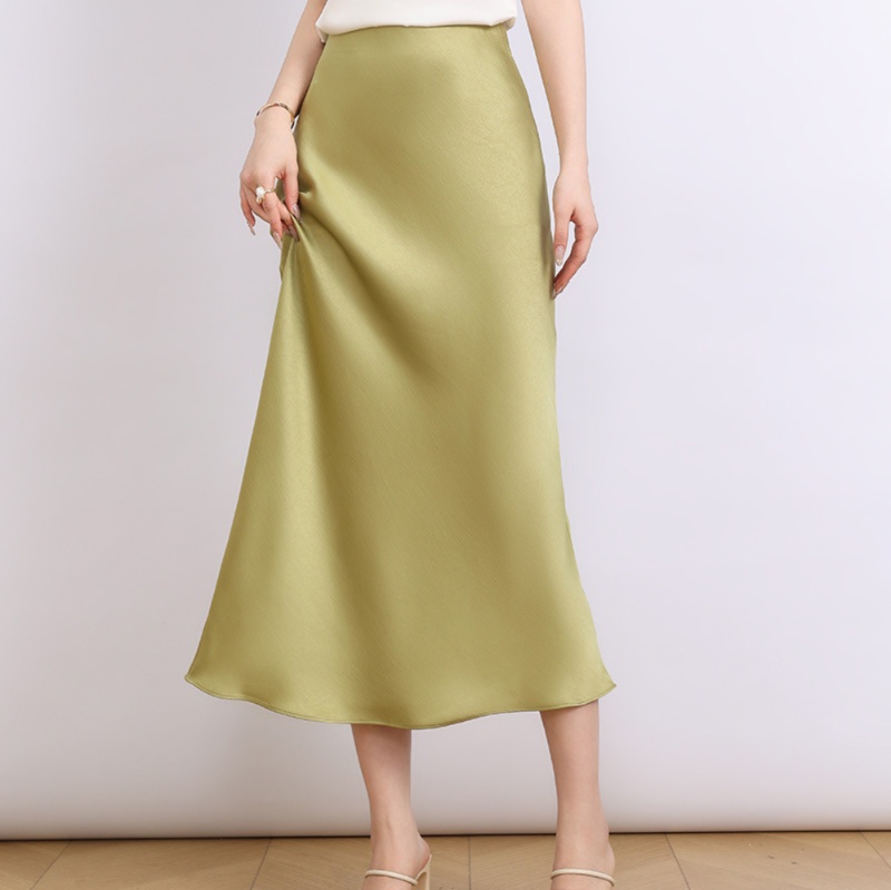 ロングスカート 上品シルエットマーメイドスカート