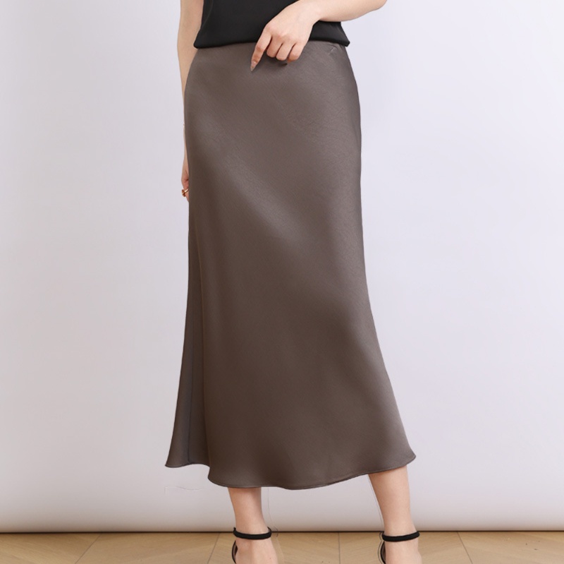 ロングスカート 上品シルエットマーメイドスカート