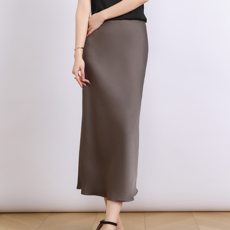 ロングスカート 上品シルエットマーメイドスカート