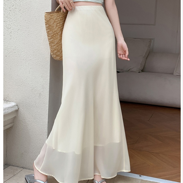 ロングスカート マーメイドシルエットスカート