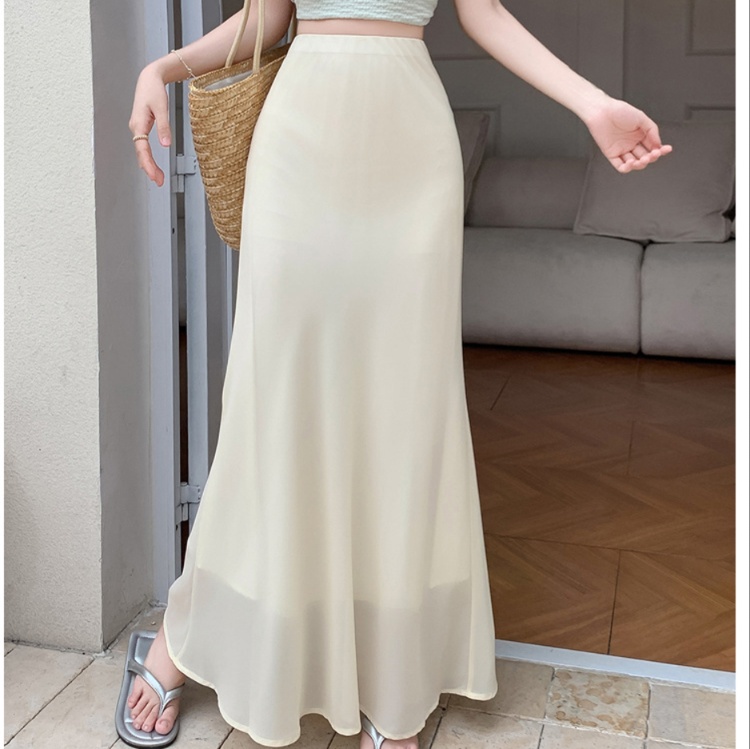 ロングスカート マーメイドシルエットスカート