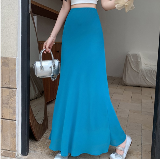 ロングスカート マーメイドシルエットスカート