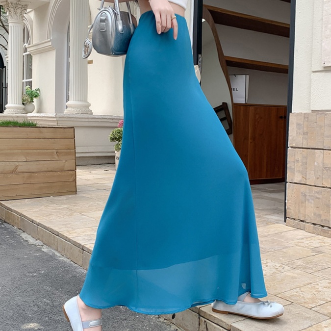 ロングスカート マーメイドシルエットスカート