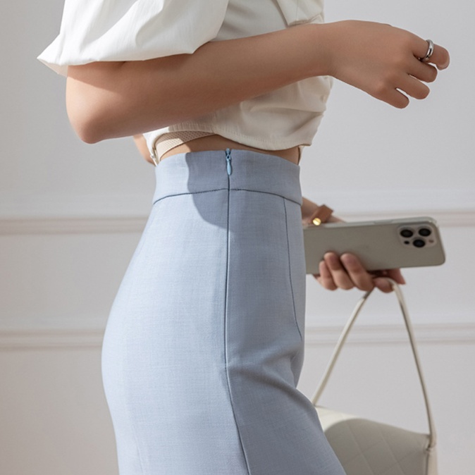 ロングスカート 上品シルエットのマーメイドスカート