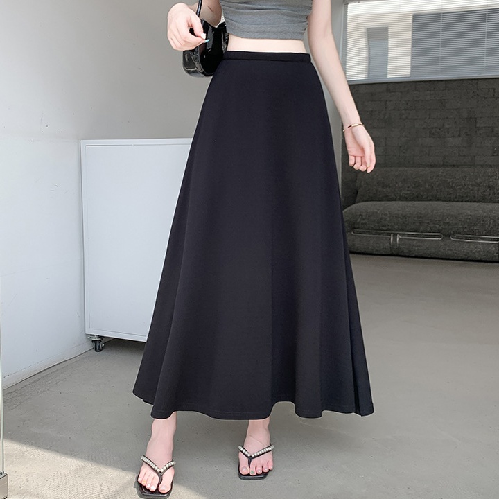 ロングスカート ふんわり広がる優美なマキシスカート