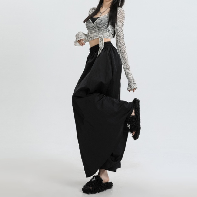 ロングスカート ふんわり広がる優雅なマキシ丈フレアスカート