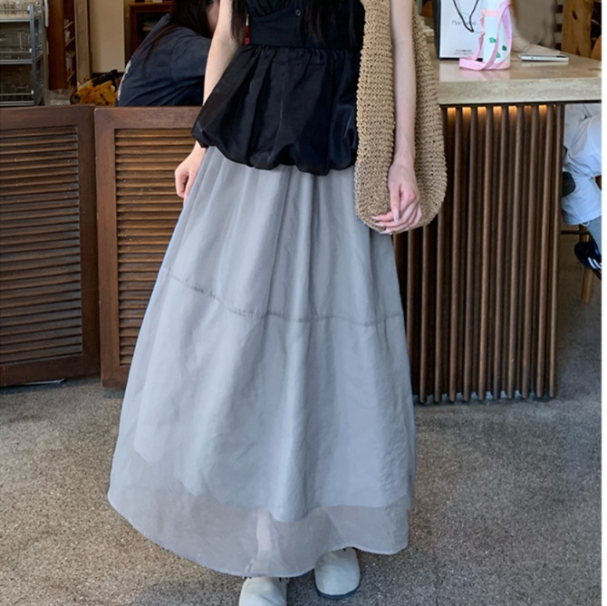 ロングスカート オフショルダーティアードマキシワンピース