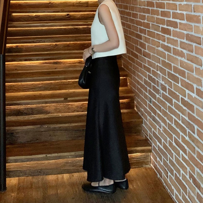 ロングスカート フレアシルエット マーメイドスカート