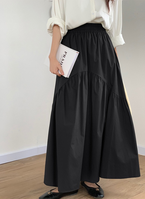 ロングスカート ティアードデザイン アシンメトリーマキシスカート