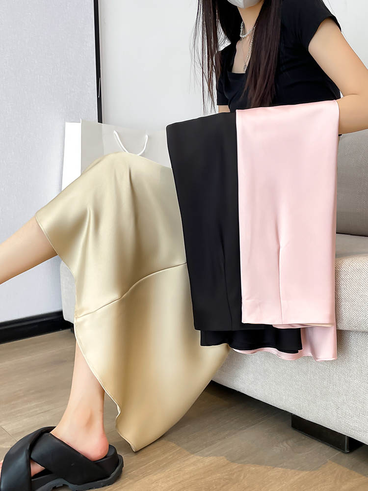 ロングスカート しなやかなマーメイドシルエットスカート